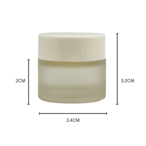 5ml Frosted Glass Jar (No Inner Disc) 10 pcs