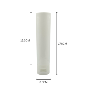 100ml White Soft Tube With Aluminum Seal 10 Pcs