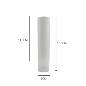 50ml White Soft Tube With Aluminum Seal 10 Pcs