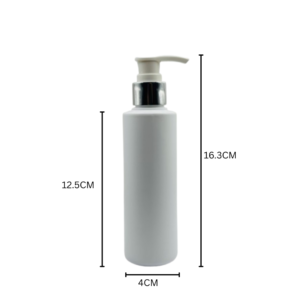 150ml Opaque White Pump Bottle 5 pcs