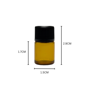 2ml Amber Glass Bottle 10 Pcs